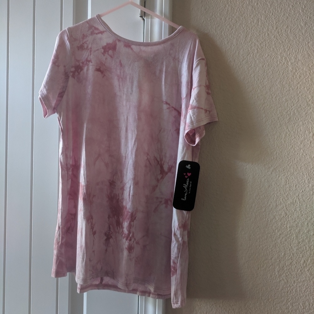 Girls cross back tee